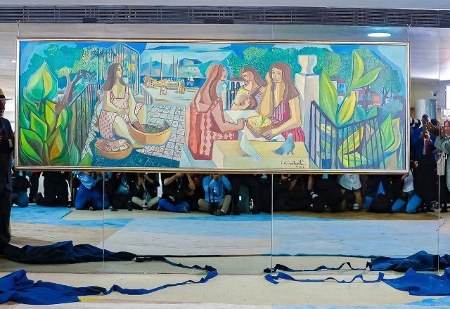 Imagem da noticia Obras vandalizadas no 8 de janeiro são restauradas e entregues; veja fotos