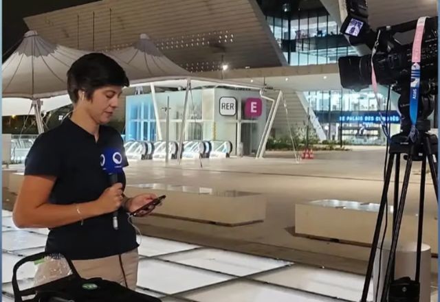 Imagem da noticia Repórter brasileira denuncia assédio sofrido durante cobertura das olimpíadas de Paris