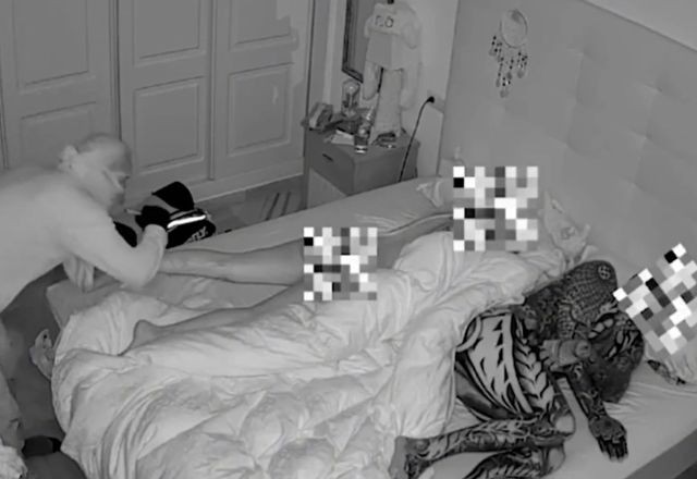 Imagem da noticia VÍDEO: Ladrão observa lutador brasileiro e mulher dormindo nus durante invasão a casa na Espanha