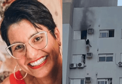 Mãe resgatada por filha em incêndio recebe alta após 10 dias internada em Cascavel (PR) Mãe resgatada por filha em incêndio recebe alta após 10 dias internada em Cascavel (PR)