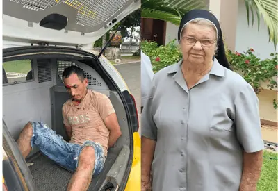 Homem é preso suspeito de matar freira dentro de convento no interior do Paraná Homem é preso suspeito de matar freira dentro de convento no interior do Paraná