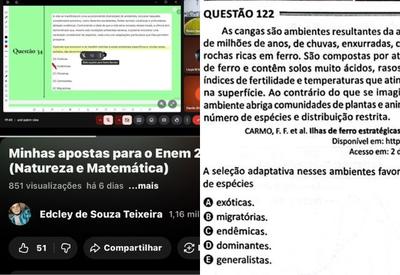 "Monitor" acerta questões do Enem 2025 antes da prova e levanta suspeita de vazamento; entenda "Monitor" acerta questões do Enem 2025 antes da prova e levanta suspeita de vazamento; entenda