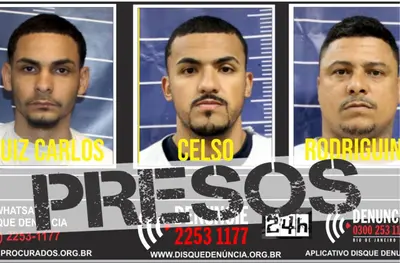 Três fugitivos de megaoperação no Rio são presos através do Disque Denúncia Três fugitivos de megaoperação no Rio são presos através do Disque Denúncia