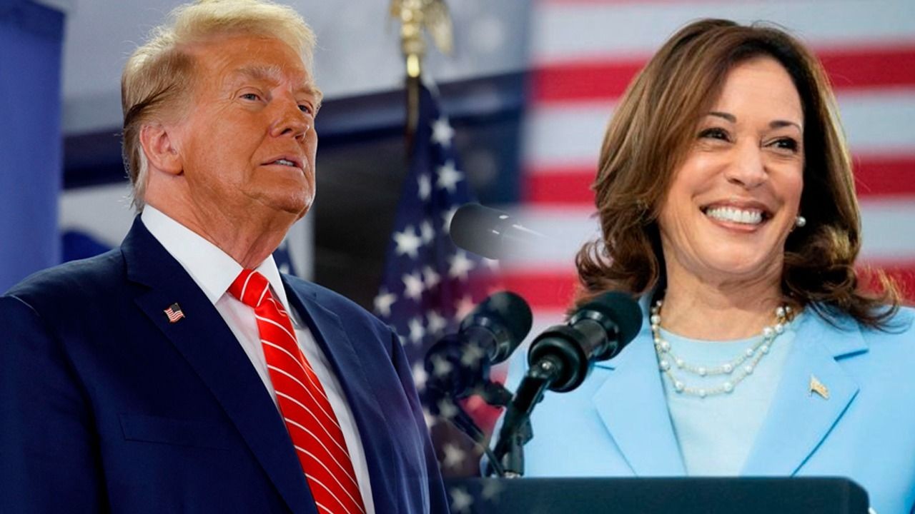 Imagem da noticia Kamala e Trump estão empatados com 48% das intenções de voto, mostra The New York Times