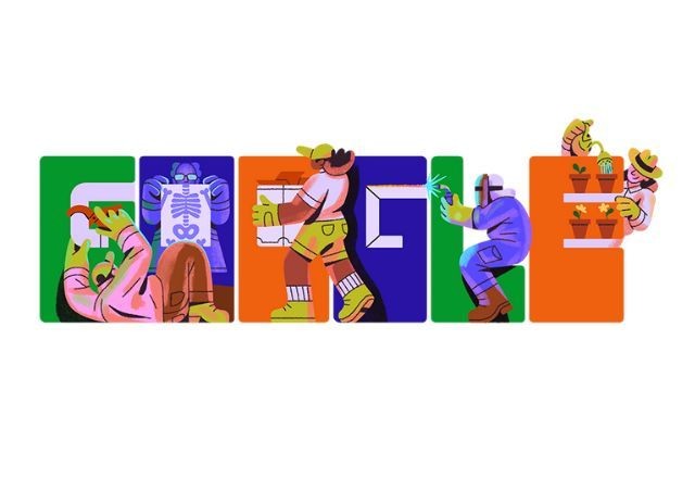 Imagem da noticia Doodle do Google do Dia do Trabalho homenageia profissionais