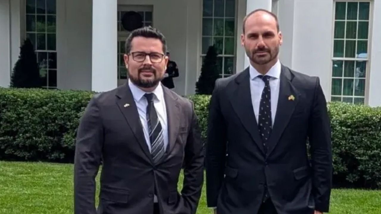 Imagem da noticia PGR denuncia Eduardo Bolsonaro e Paulo Figueiredo por coação