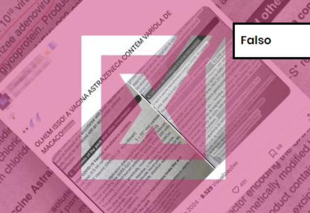 Imagem da noticia FALSO: É falso que a vacina AstraZeneca transmita varíola dos macacos
