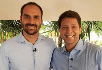 Eduardo Bolsonaro e Mário Frias estão no Oriente Médio em meio a crise de Flávio e Vorcaro Eduardo Bolsonaro e Mário Frias estão no Oriente Médio em meio a crise de Flávio e Vorcaro