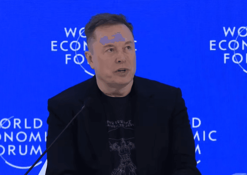 Imagem da noticia Elon Musk vai a Davos pela 1ª vez e diz que robôs vão superar humanos em número