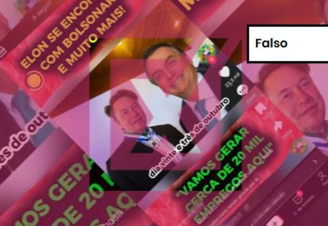 Imagem da noticia FALSO: Elon Musk não anunciou abertura de fábricas da Tesla e SpaceX no Brasil