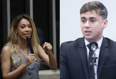 Erika Hilton aciona o STF contra Nikolas Ferreira por uso de celular em visita a Bolsonaro Erika Hilton aciona o STF contra Nikolas Ferreira por uso de celular em visita a Bolsonaro
