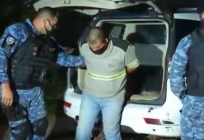 Suspeito de matar mulher e enteada de 9 anos é preso em MS Suspeito de matar mulher e enteada de 9 anos é preso em MS