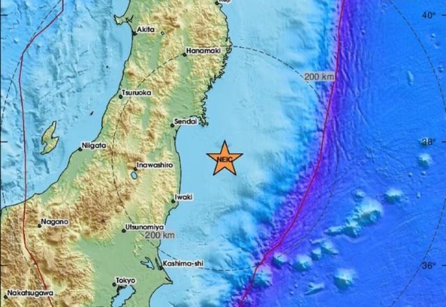 Imagem da noticia Terremoto de magnitude 6,1 atinge costa leste do Japão