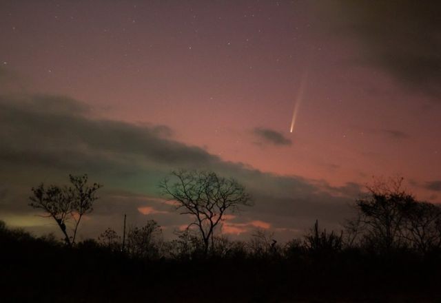 Imagem da noticia "Cometa do Século" começa a ser visto em diferentes partes do Brasil
