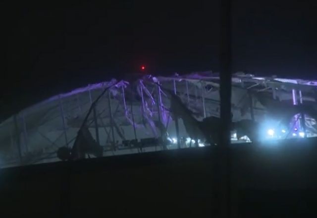 Imagem da noticia Furacão Milton arranca cobertura de estádio de beisebol na Flórida