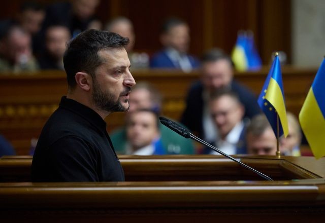 Imagem da noticia Em busca de apoio para "plano de vitória", Zelensky se reúne hoje com membros da UE e Otan