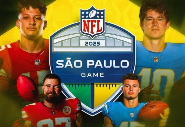Imagem da noticia NFL confirma jogo entre Chiefs e Chargers no Brasil em setembro