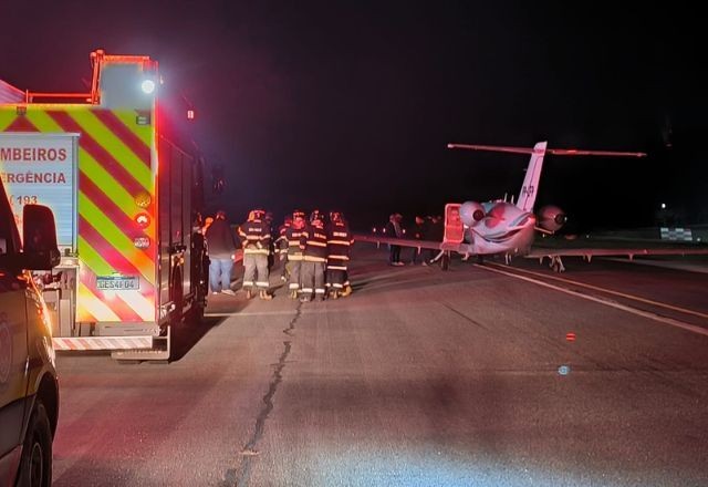 Imagem da noticia Avião faz pouso de emergência no interior de SP após problema técnico