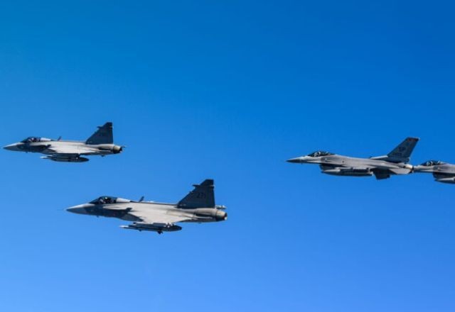 Imagem da noticia Após acionar caças, Polônia derruba drones russos que invadiam espaço aéreo do país