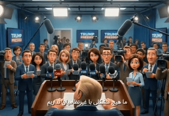 Imagem da noticia Irã provoca Trump com 'divertidamentes do mal' em vídeo de IA