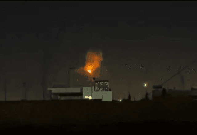 Drone atinge hotel de luxo em zona diplomática de Bagdá, no Iraque Drone atinge hotel de luxo em zona diplomática de Bagdá, no Iraque