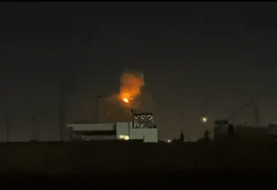 Drone atinge hotel de luxo em zona diplomática de Bagdá, no Iraque Drone atinge hotel de luxo em zona diplomática de Bagdá, no Iraque