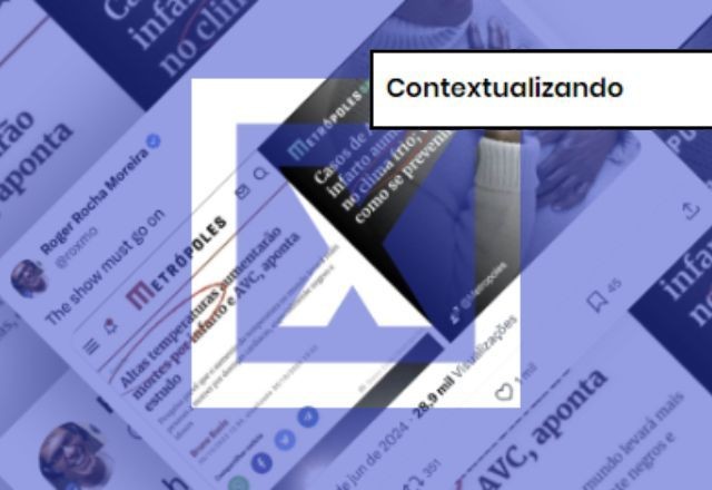 Imagem da noticia CONTEXTUALIZANDO: Frio e calor podem aumentar riscos de infarto e AVC; entenda