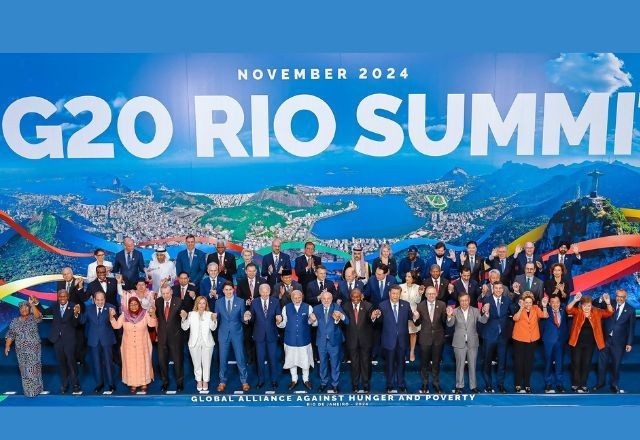 Imagem da noticia Agora com Biden, G20 faz nova "foto de família" no Rio