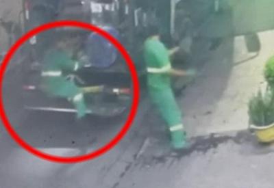 Gari morre ao ser atingido por bala perdida enquanto trabalhava Gari morre ao ser atingido por bala perdida enquanto trabalhava