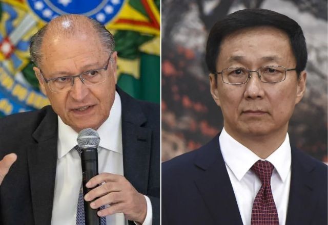 Imagem da noticia Alckmin conversa com vice-presidente da China sobre comércio e relações bilaterais
