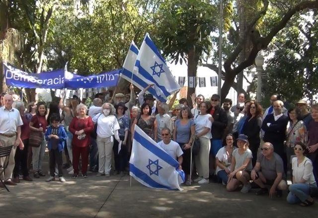 Imagem da noticia Comunidade judaica em SP faz ato contra reforma judicial em Israel