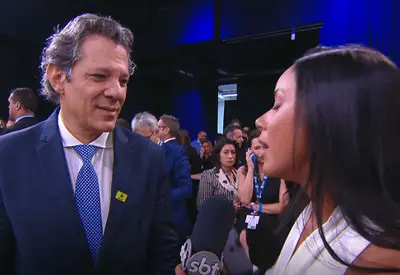 Haddad destaca importância do jornalismo e diz que SBT News fortalece a democracia Haddad destaca importância do jornalismo e diz que SBT News fortalece a democracia