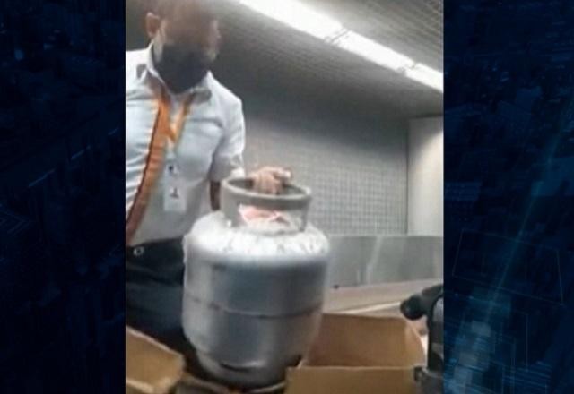 Imagem da noticia Passageira tenta despachar botijão de gás em voo