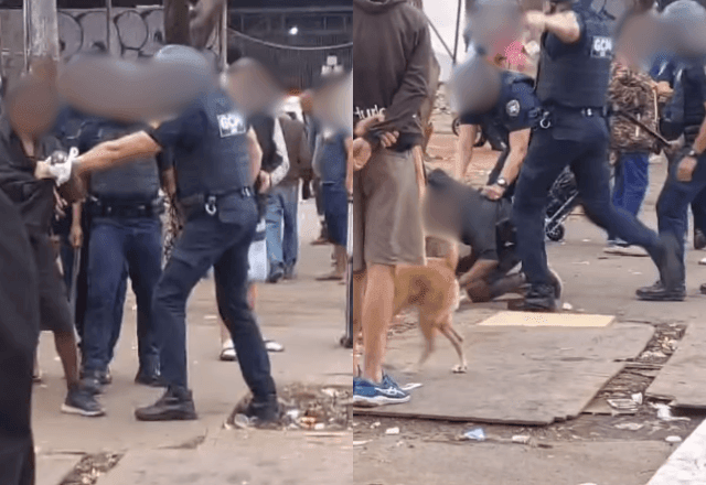 Imagem da noticia GCMs agridem homem em situação de rua já algemado em São Paulo