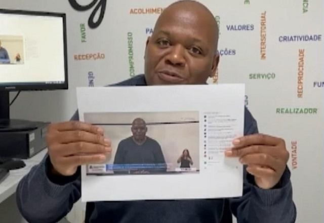 Imagem da noticia Vereador de SC sofre ataques racistas durante transmissão