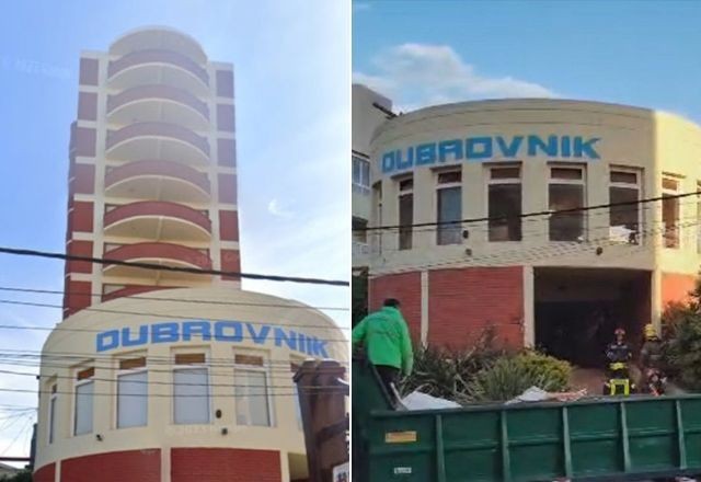 Imagem da noticia Hotel de 10 andares desaba na Argentina; bombeiros buscam soterrados