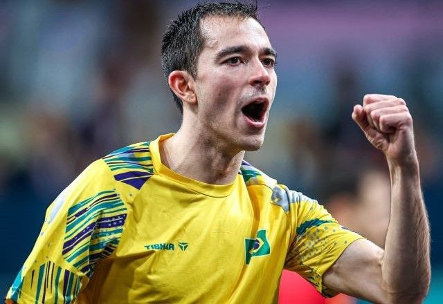 Imagem da noticia Hugo Calderano coloca Brasil na semifinal do tênis de mesa pela primeira vez na história das Olimpíadas