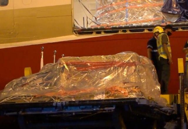 Imagem da noticia Inédito: avião com peças de foguete pousa no Maranhão