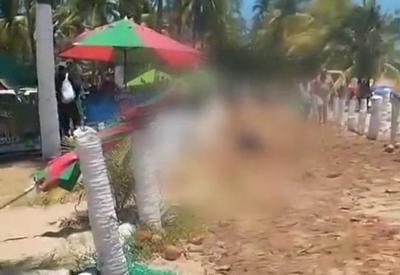 Turista cearense é assassinado a tiros em praia famosa de Pernambuco Turista cearense é assassinado a tiros em praia famosa de Pernambuco