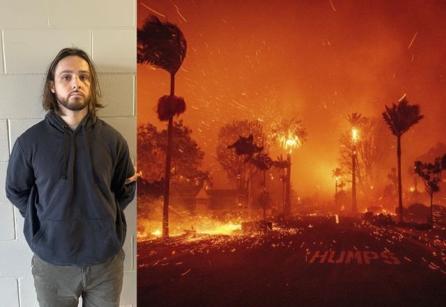 Imagem da noticia Polícia dos EUA prende suspeito de iniciar incêndio que devastou Los Angeles em janeiro