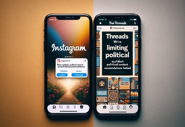 Instagram e Threads não vão recomendar conteúdo político