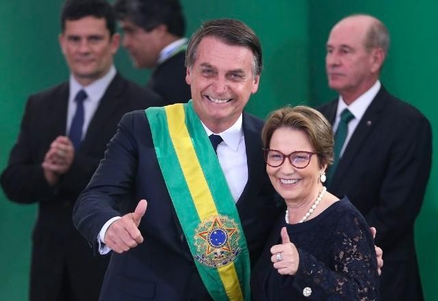 Imagem da noticia Aliados defendem Tereza Cristina como vice de Bolsonaro