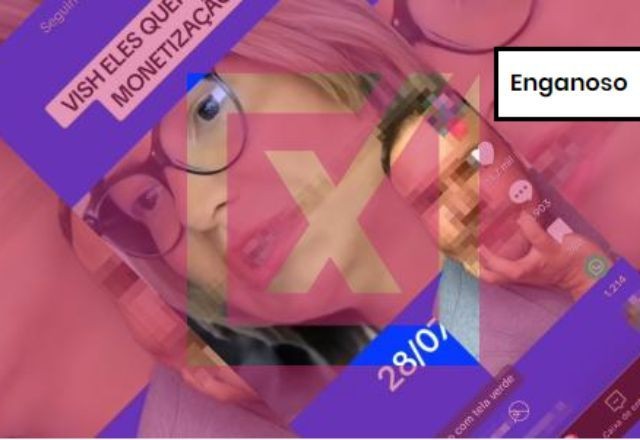Imagem da noticia ENGANOSO: Janja defendeu regulamentação, e não taxação de dinheiro ganho nas redes sociais