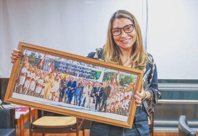 Imagem da noticia Dia da mulher: Janja vai receber homenagem no Senado