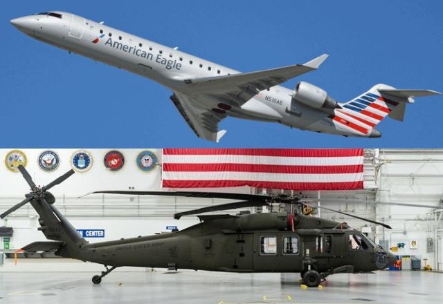 Imagem da noticia Saiba quais são as aeronaves envolvidas na colisão aérea nos Estados Unidos