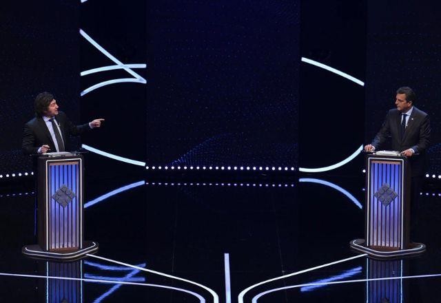 Imagem da noticia Massa e Milei batem boca sobre Brasil em último debate antes do 2º turno