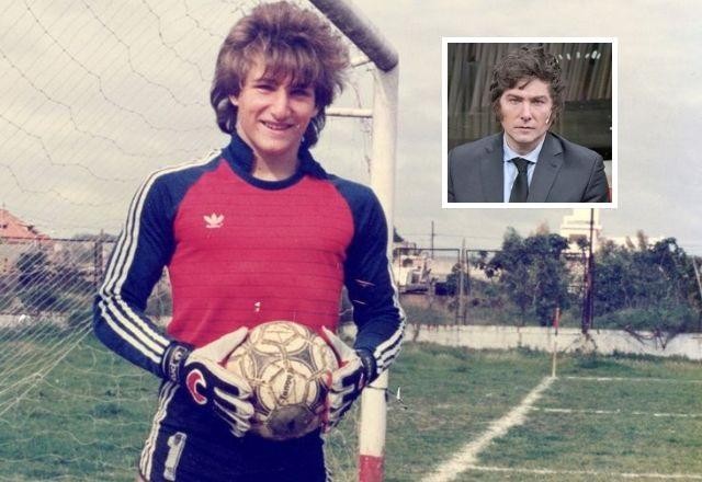 Imagem da noticia Milei, novo presidente da Argentina, foi goleiro na adolescência e era chamado de 'El Loco'