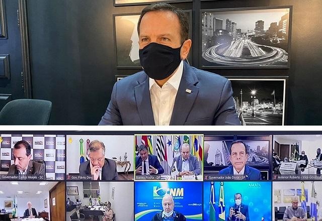 Imagem da noticia Doria repudia manifestações de Bolsonaro: "Flerta com o autoritarismo"