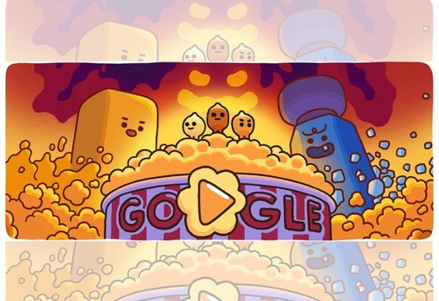 Imagem da noticia Google celebra a pipoca em um jogo disponível no Doodle