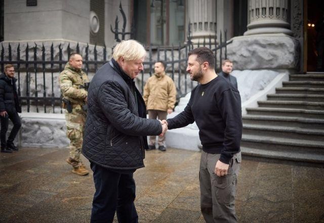 Imagem da noticia Boris Johnson faz visita surpresa à Ucrânia e discute apoio britânico